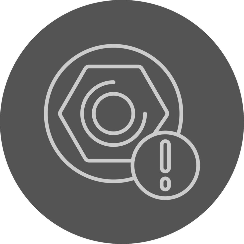 Toolbox Grey Outline Style Icon vector