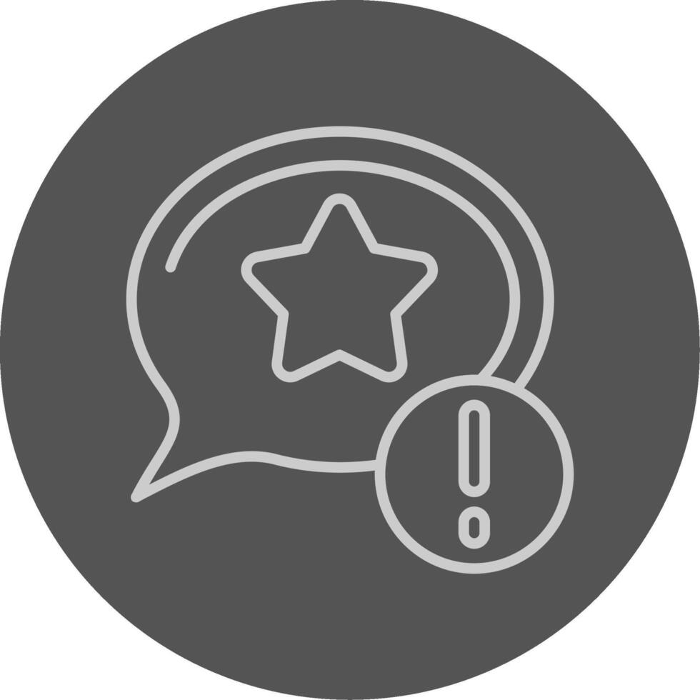 Favourite Grey Outline Style Icon vector