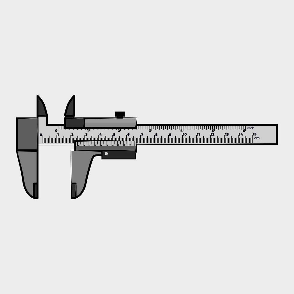 Measuring tools in a physics laboratory Vernier Caliper vector
