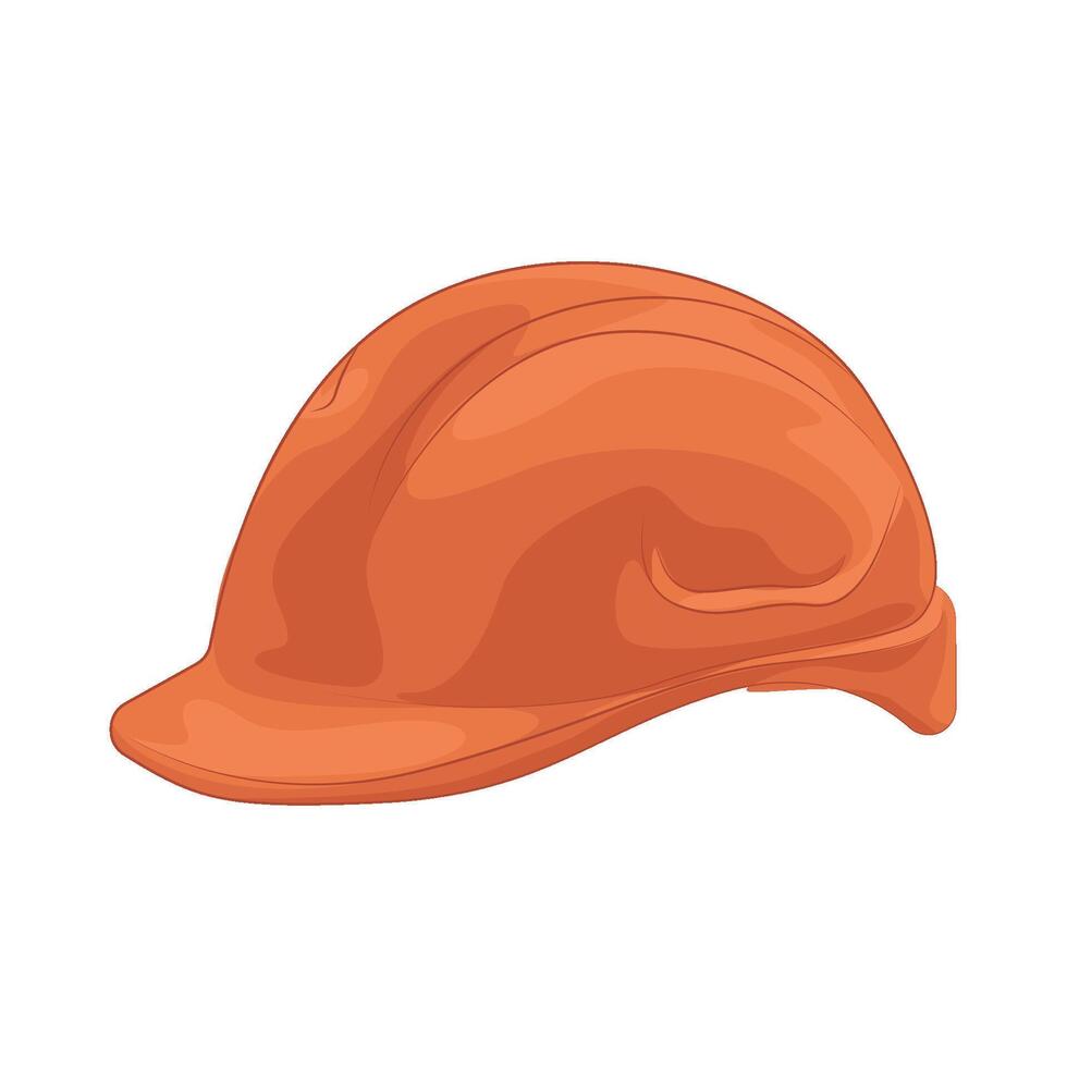 Illustration of safety helmet vector