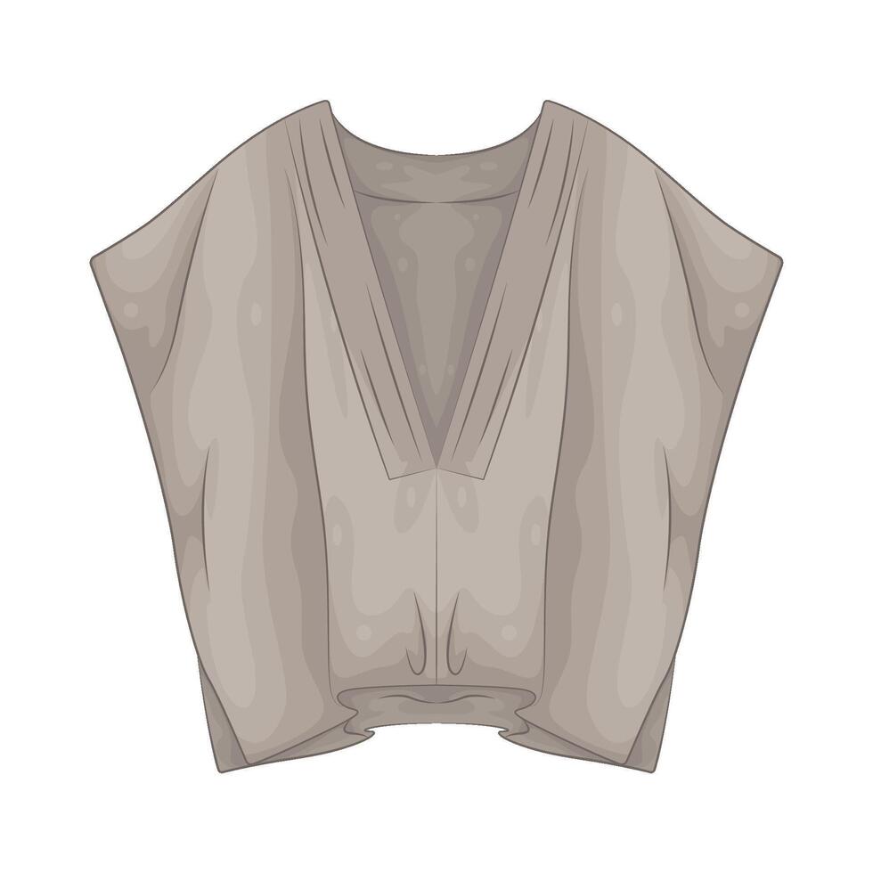 Illustration of blouse vector