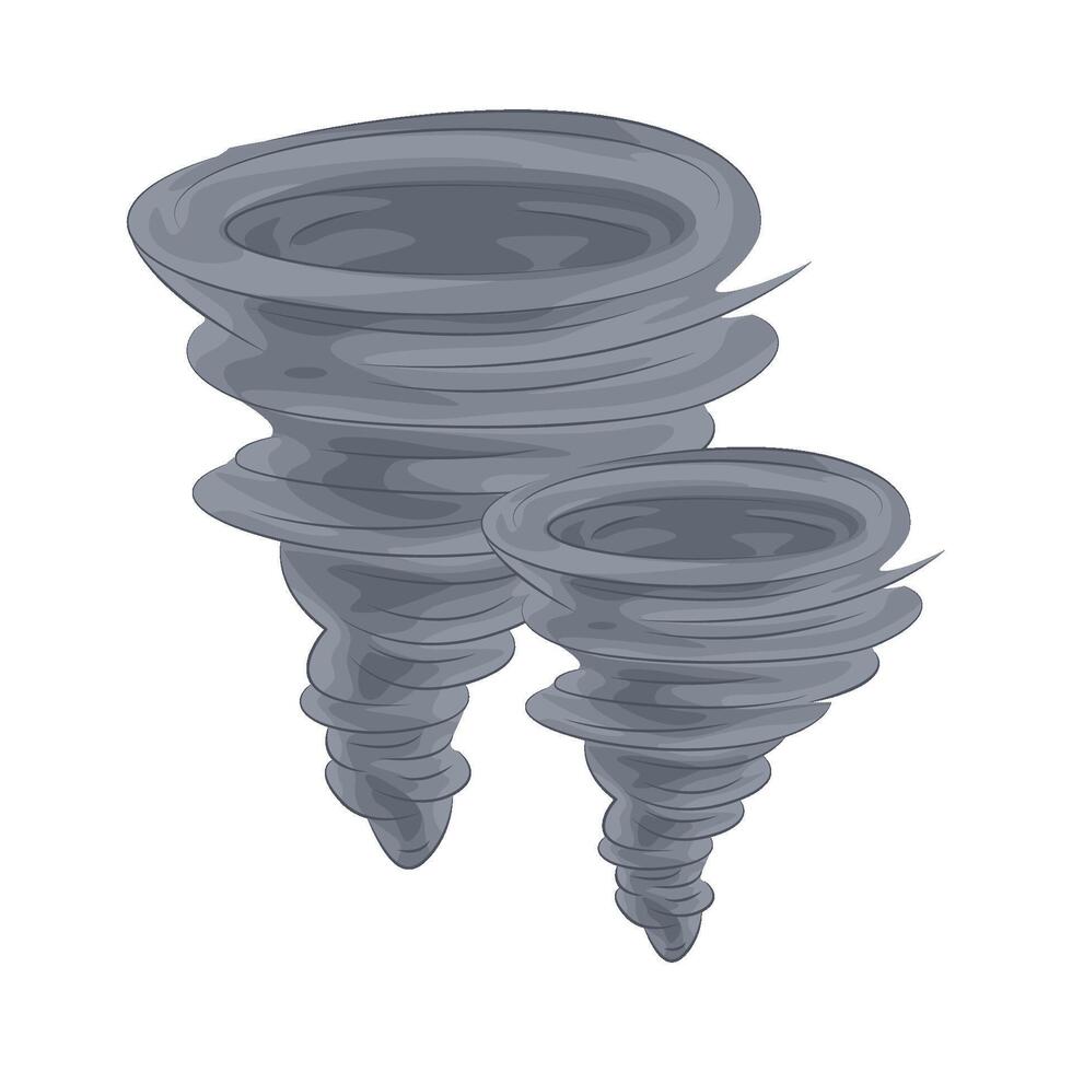 Illustration of tornado vector