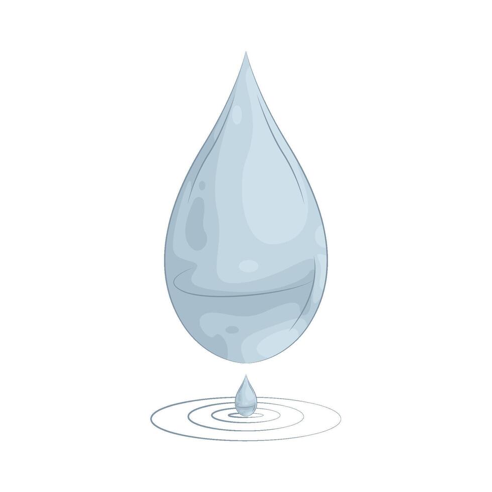 Illustration of dew drop vector
