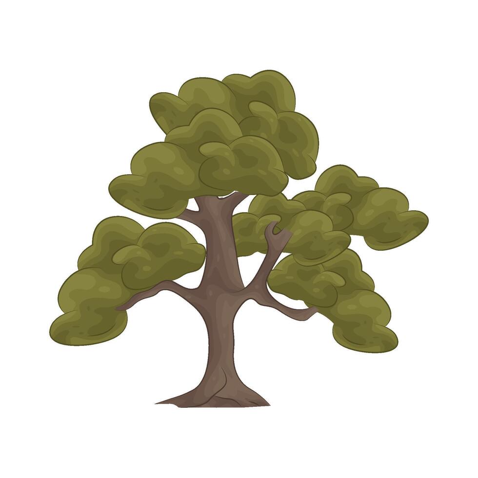 Illustration of big tree vector