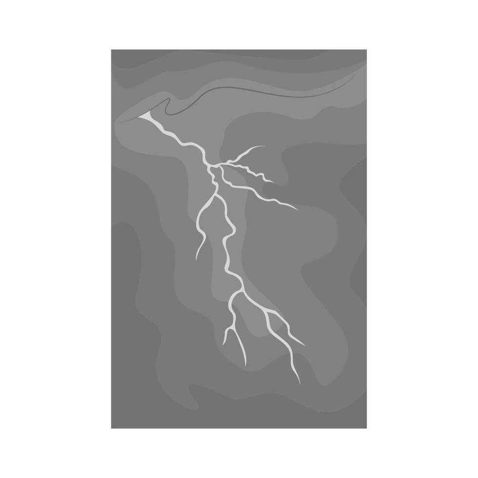 Illustration of lightning vector
