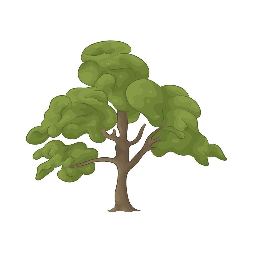 Illustration of tree vector