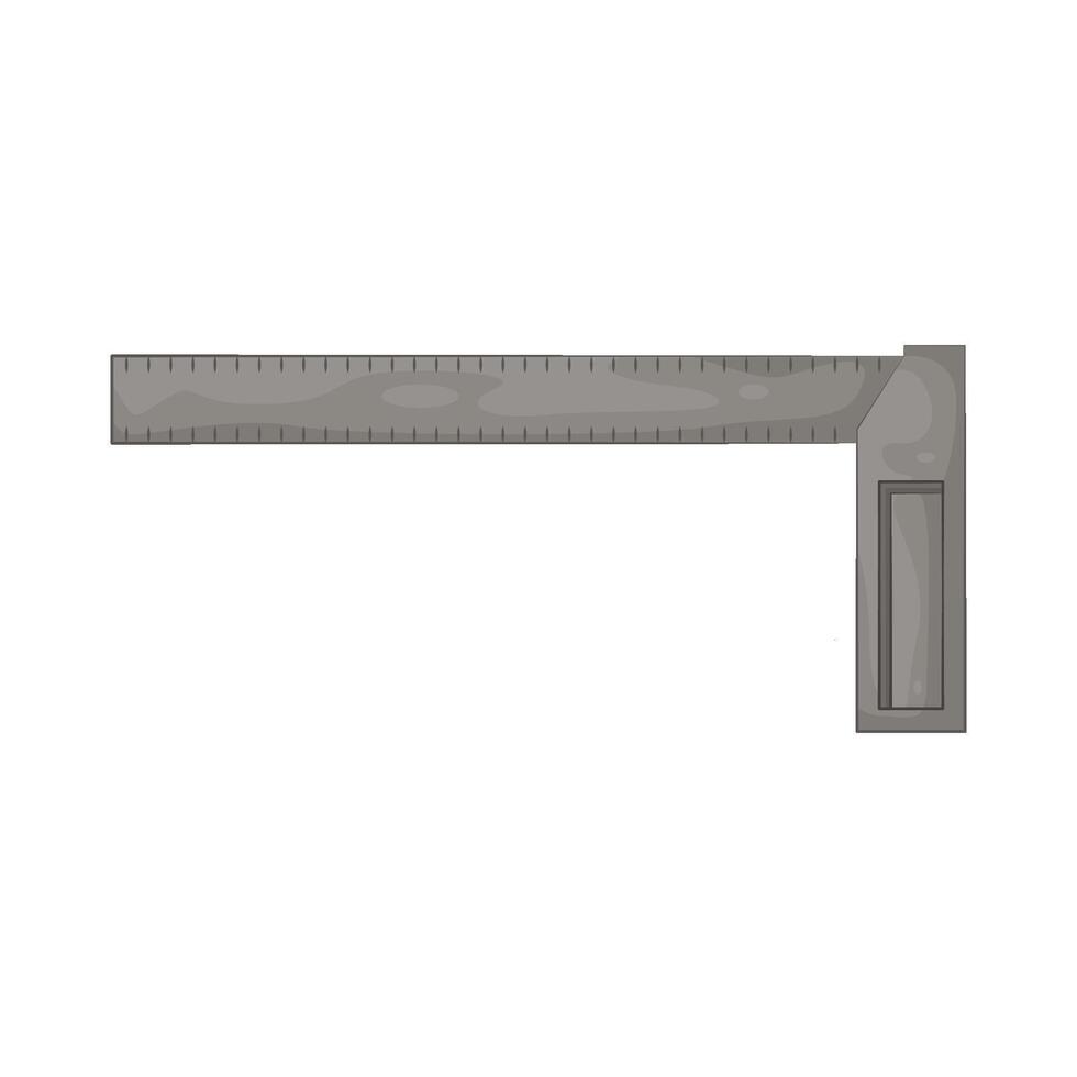 Illustration of carpenter ruler vector