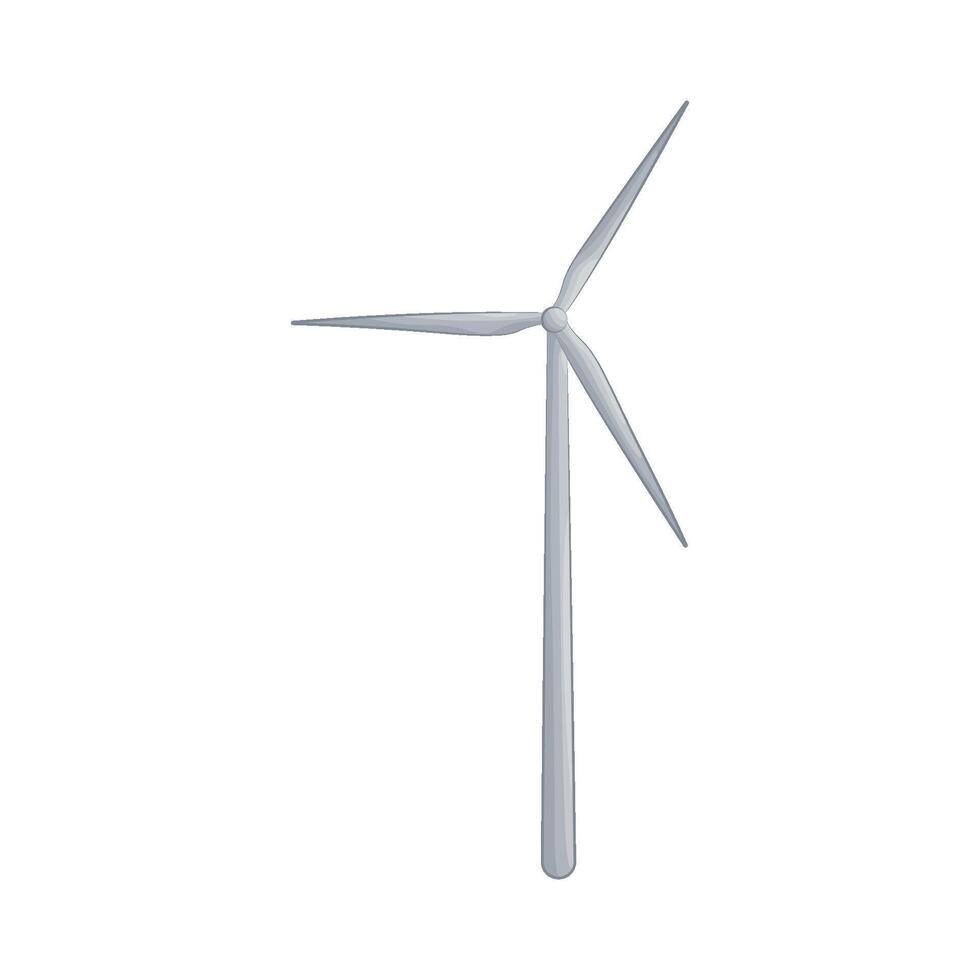 Illustration of wind turbine vector
