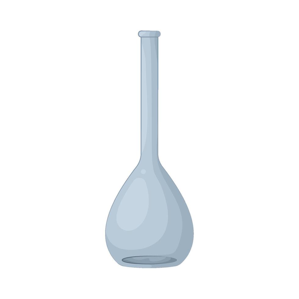 Illustration of glass flask vector
