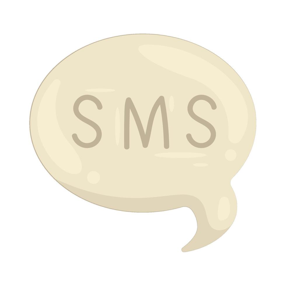 Illustration of sms vector