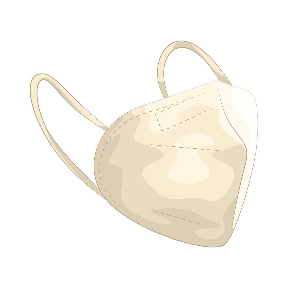 Illustration of pollution mask vector