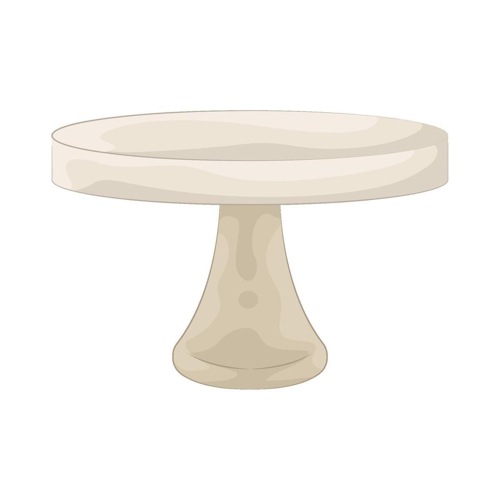 Illustration of cake stand vector