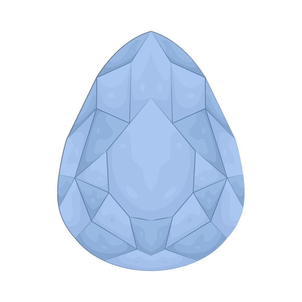 Illustration of gemstone vector