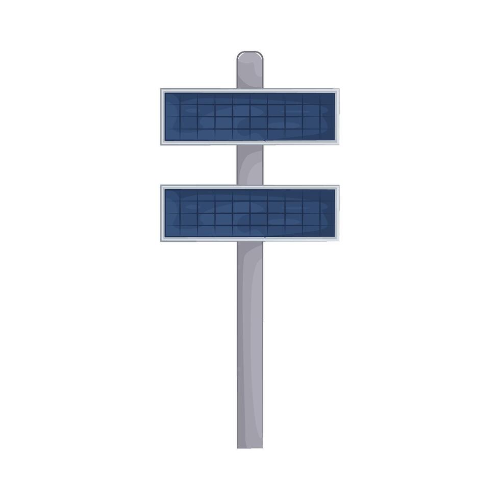 Illustration of solar panel vector