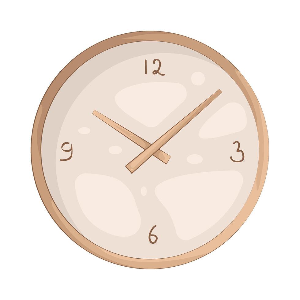 Illustration of clock vector
