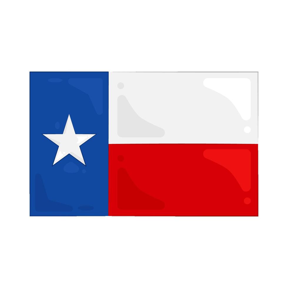 Illustration of Texas flag vector