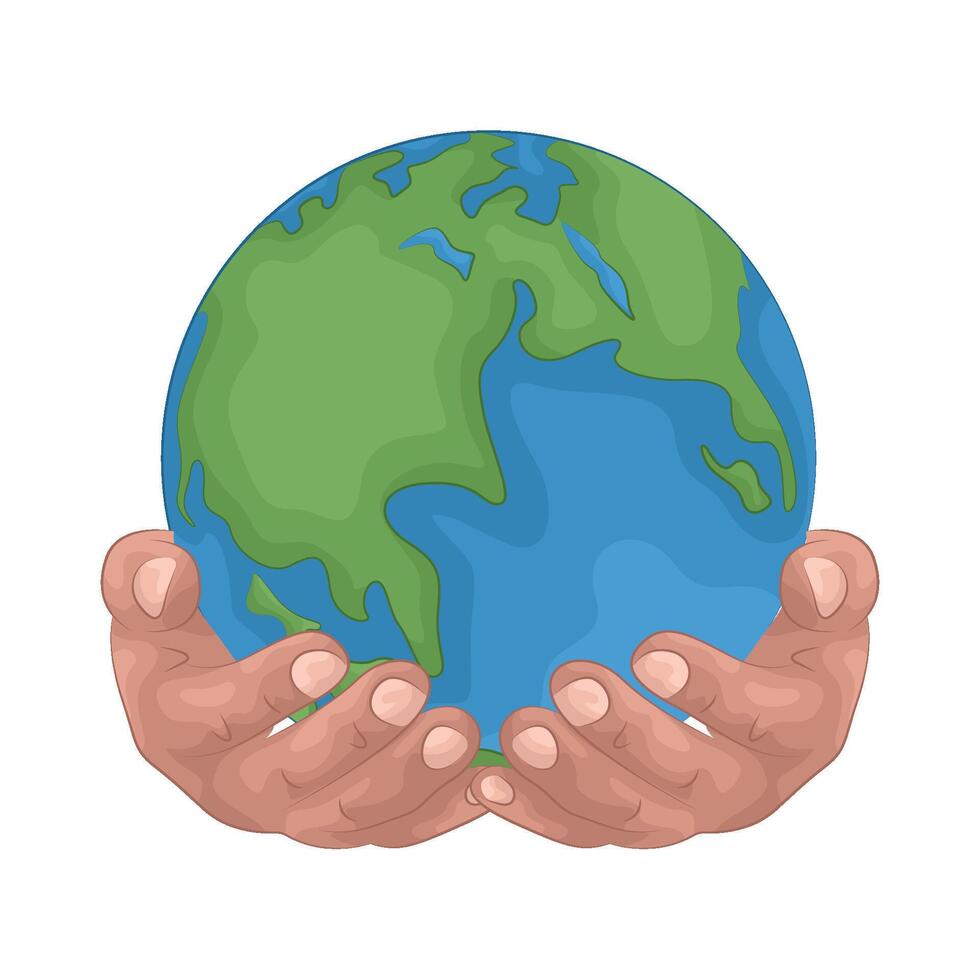 Illustration of save earth vector