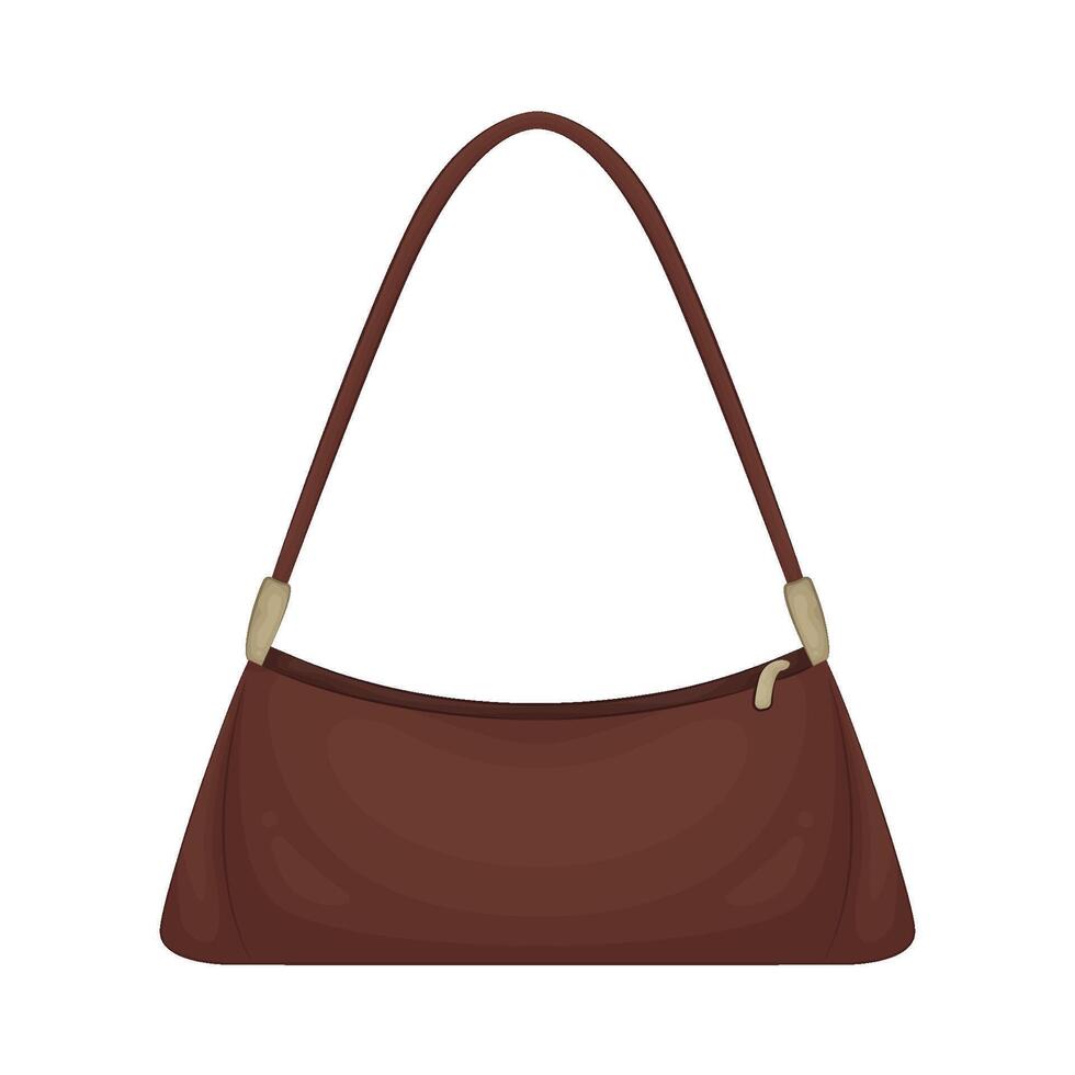 Illustration of shoulder bag vector