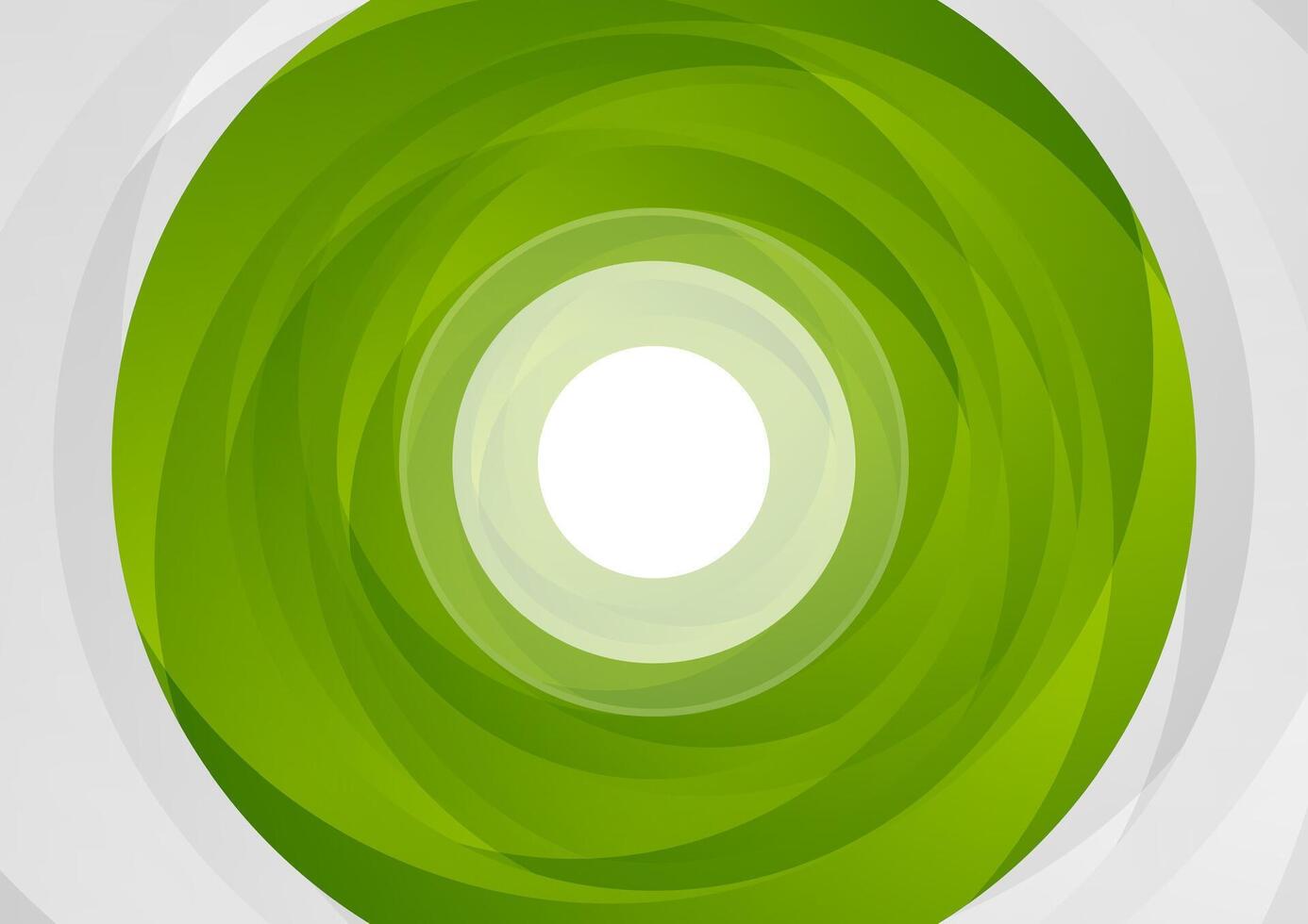 Abstract green circle tech corporate background vector