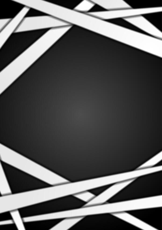 Abstract corporate background with stripes vector