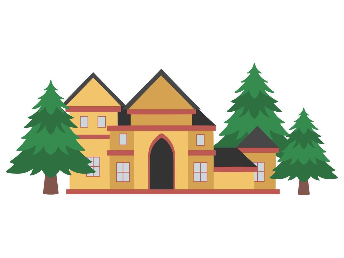 Home Cartoon Background vector