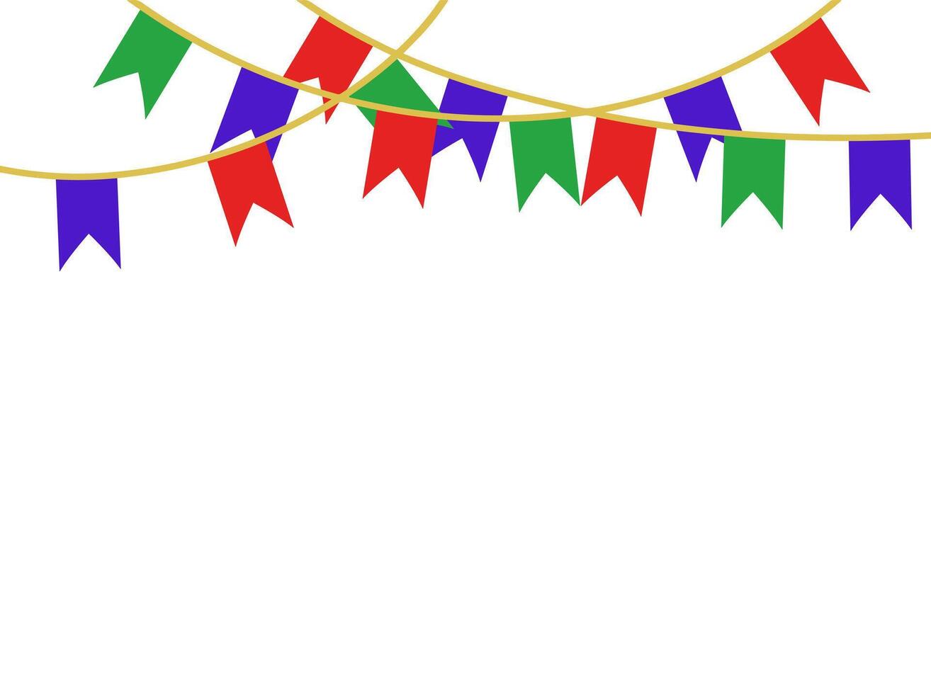 Bunting Flag Background vector