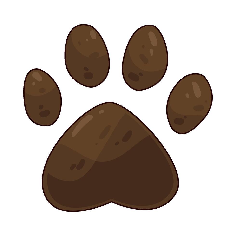 Illustration of Animal footprints vector
