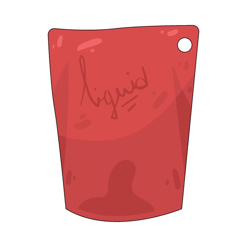 Illustration of liquid soap vector