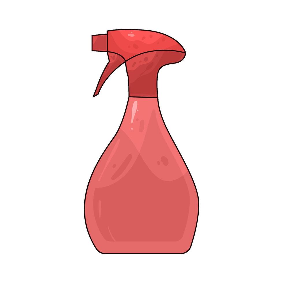 Illustration of spray bottle vector