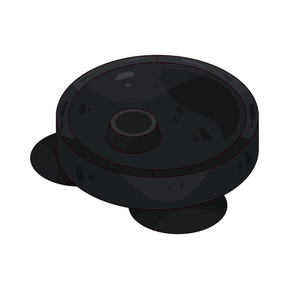 Illustration of robot vacuum cleaner vector