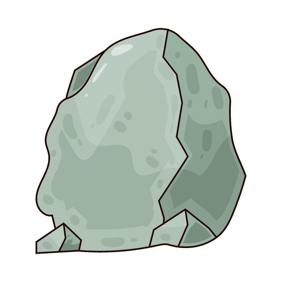 Illustration of rock vector