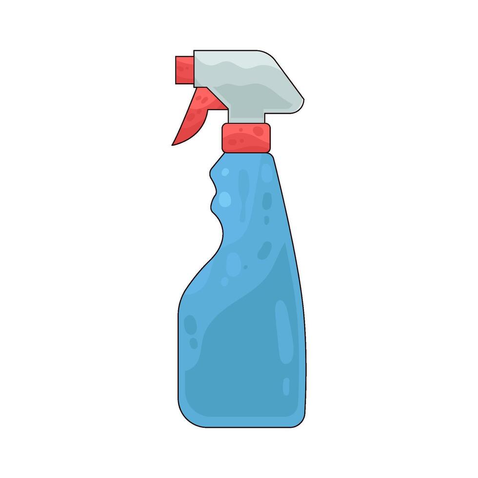 Illustration of Spray bottle vector