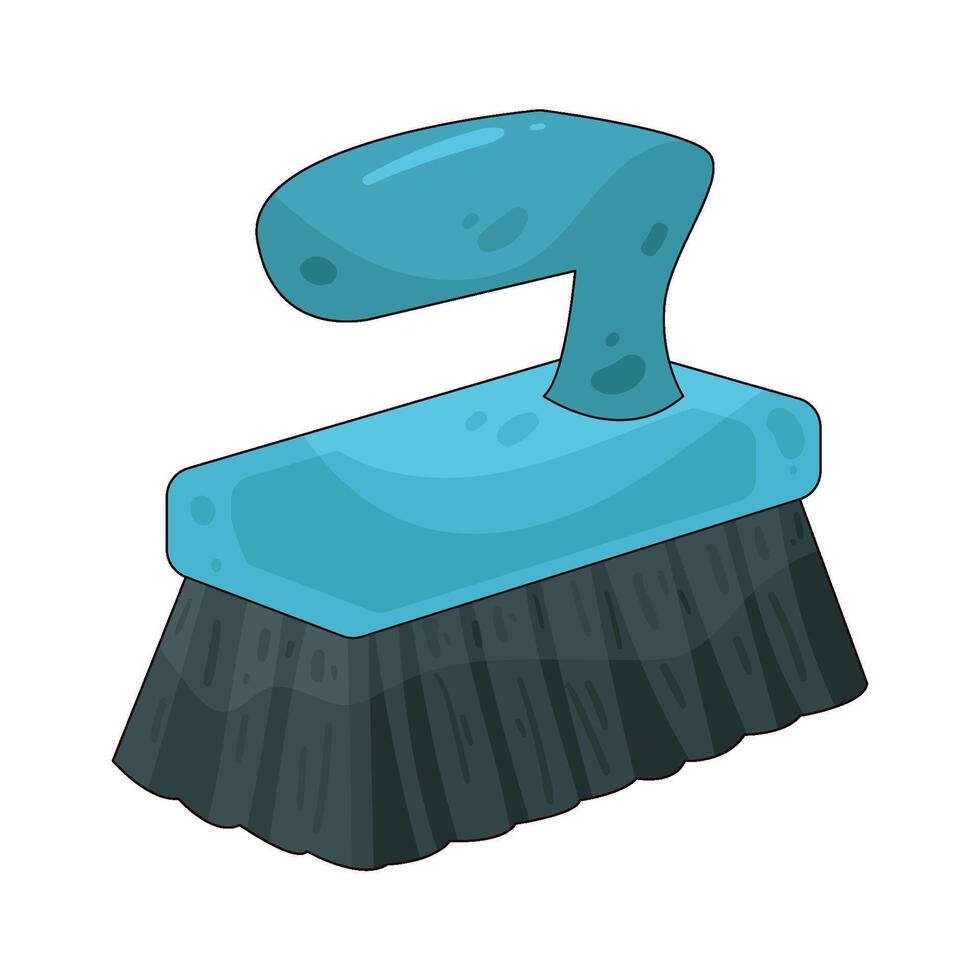Illustration of Floor brush vector
