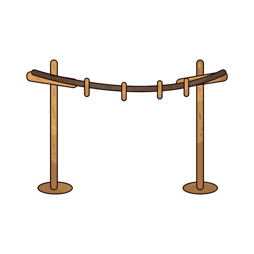 Illustration of clothes line vector