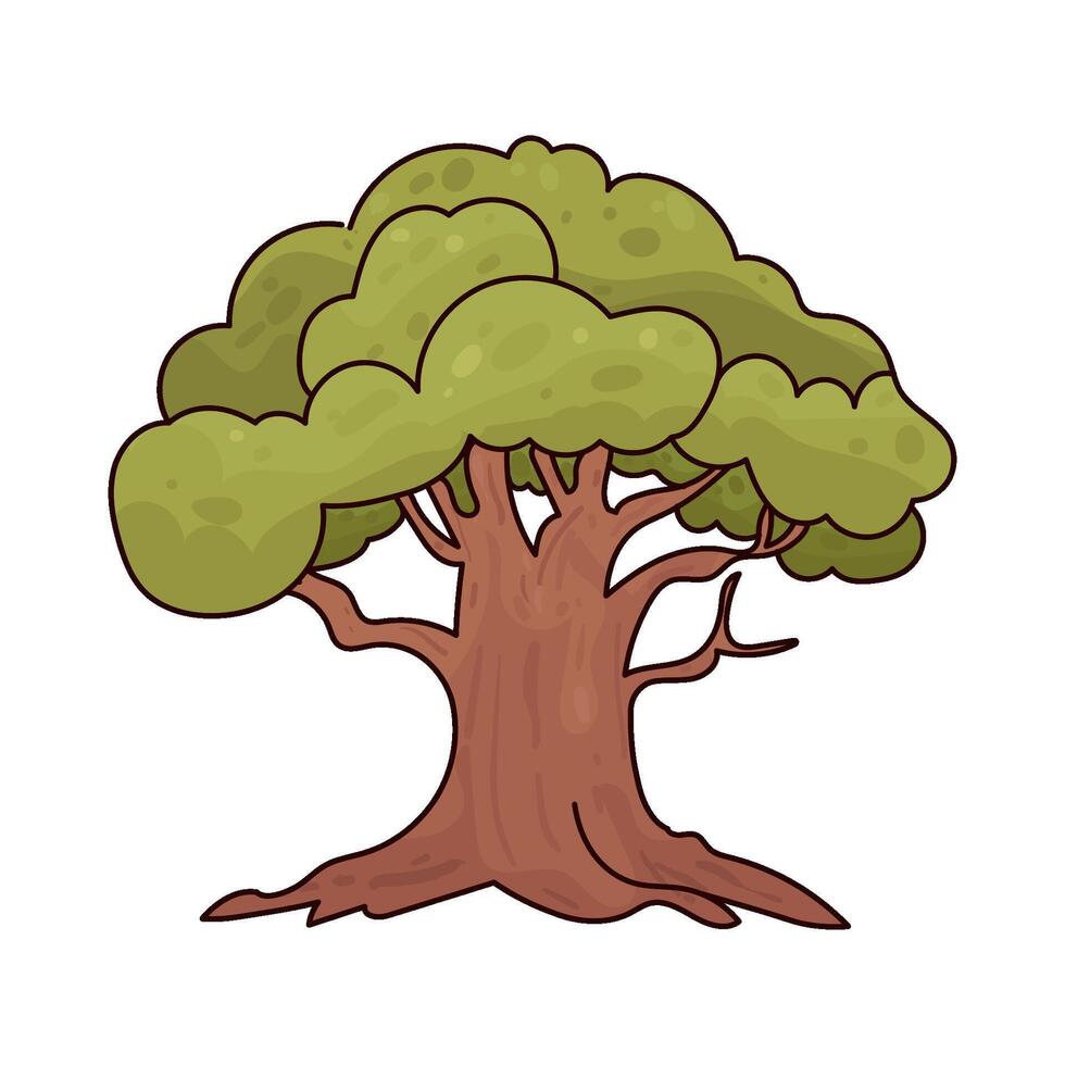 Illustration of Big tree vector