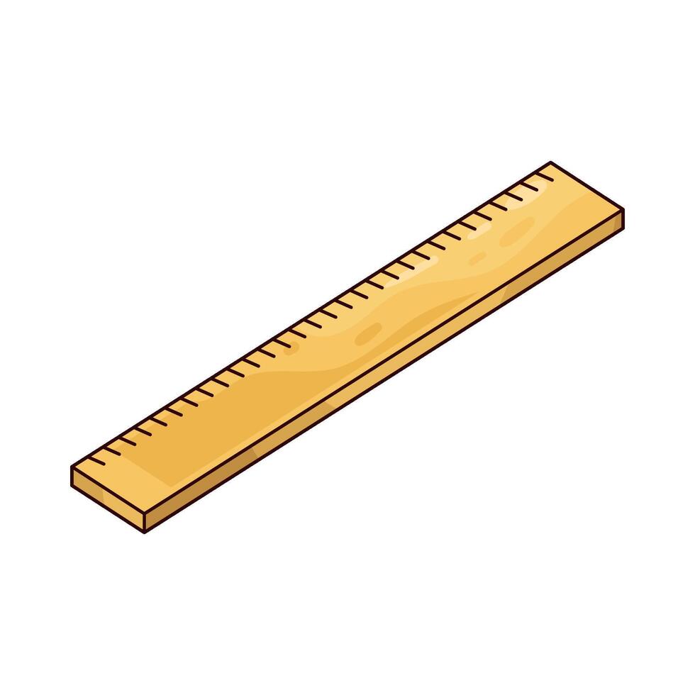 Illustration of ruler vector