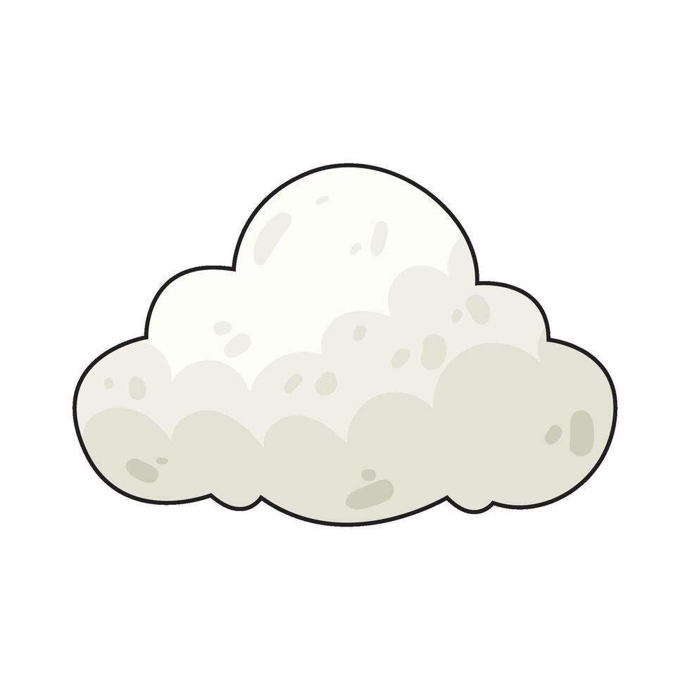 Illustration of cloud vector