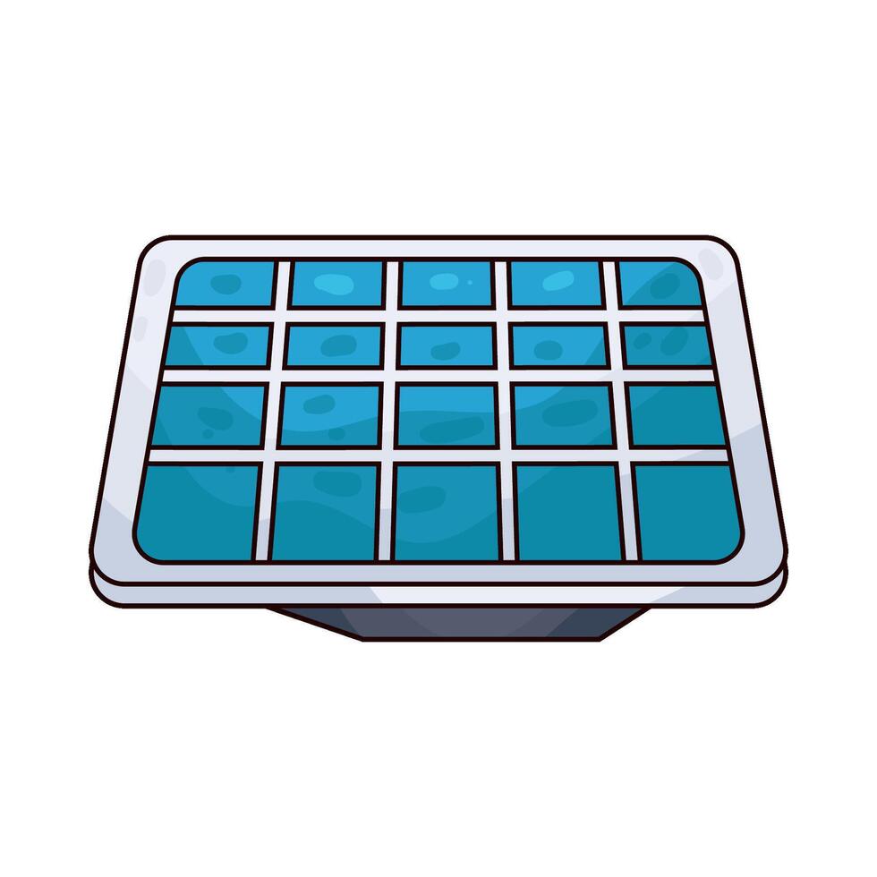 Illustration of solar panel vector