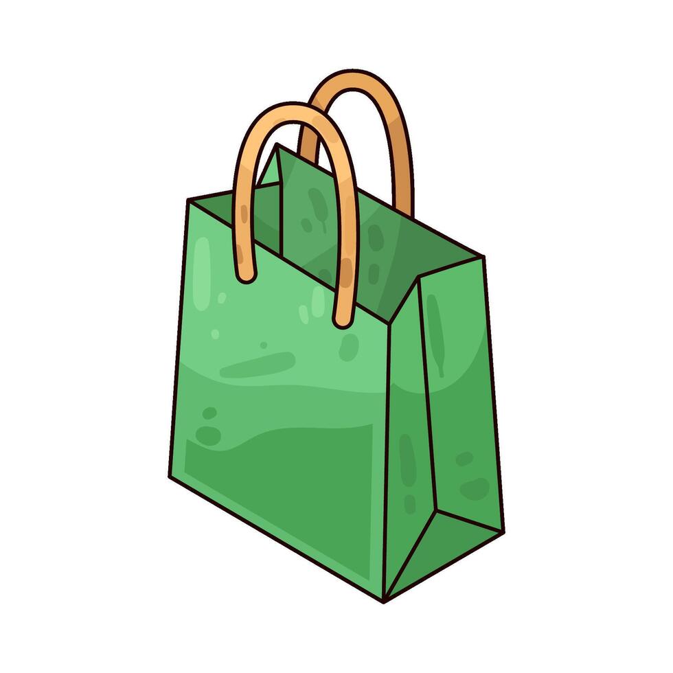 Illustration of eco bag vector