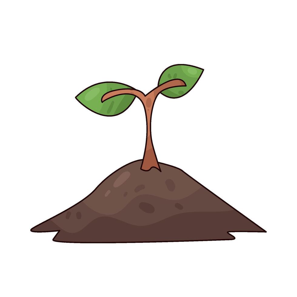 Illustration of sprout vector