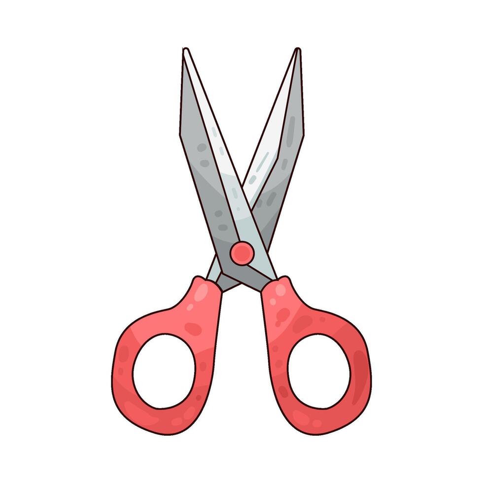 Illustration of scissors vector