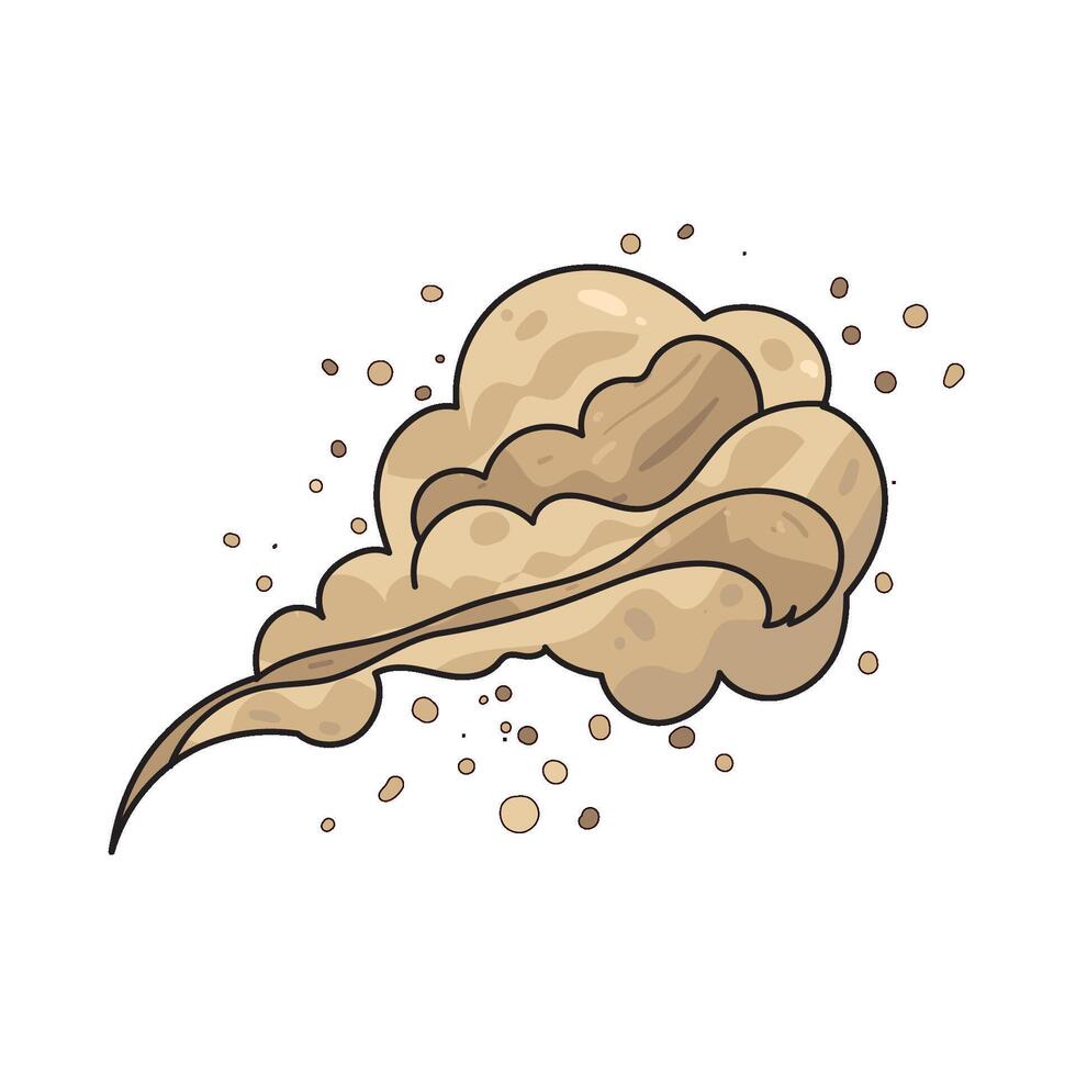 Illustration of snowy vector