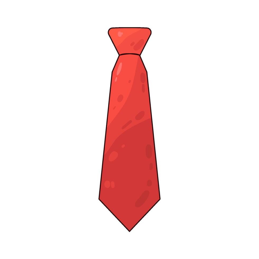 Illustration of tie vector