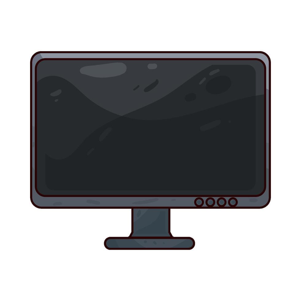 Illustration of PC Gaming vector