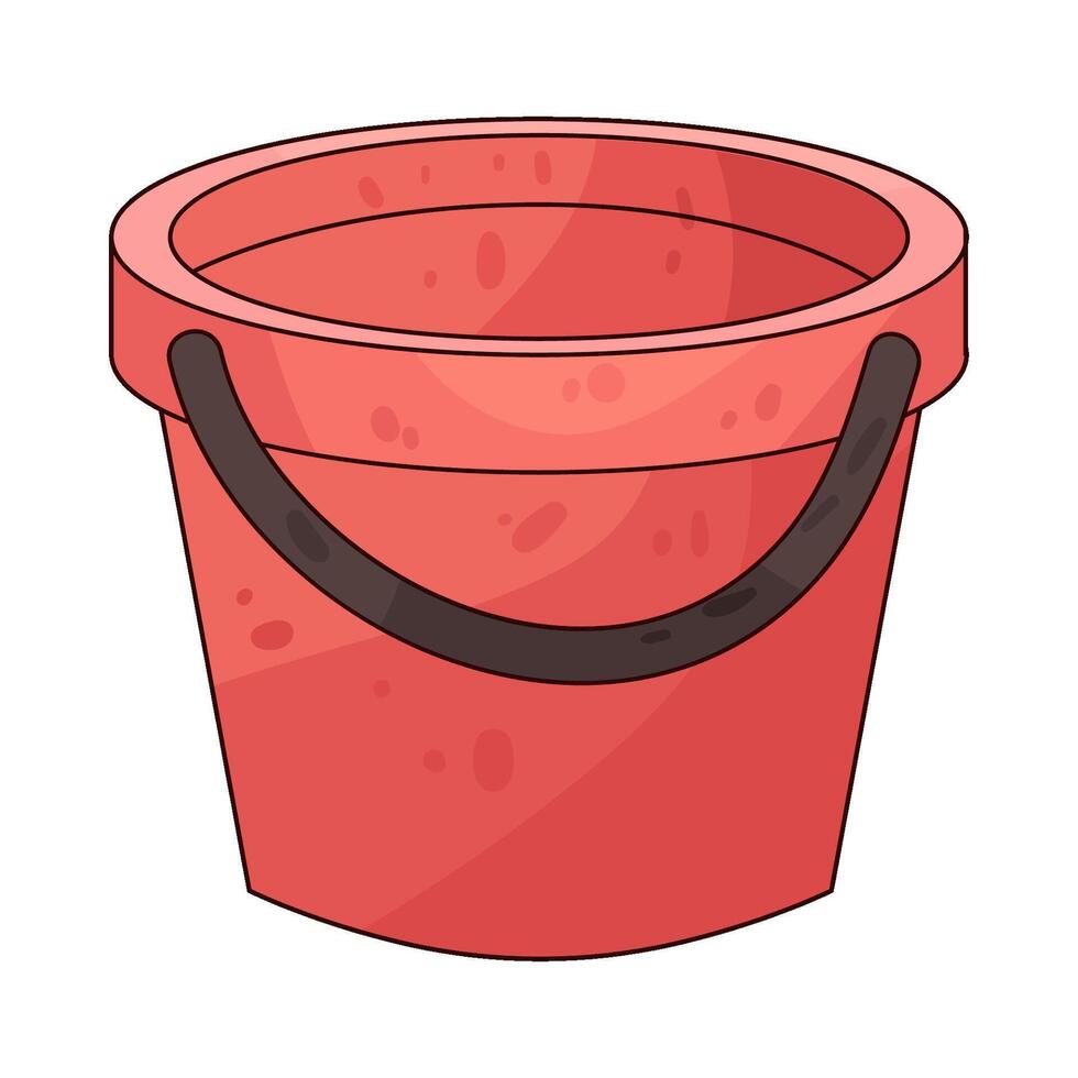 Illustration of Fish bucket vector