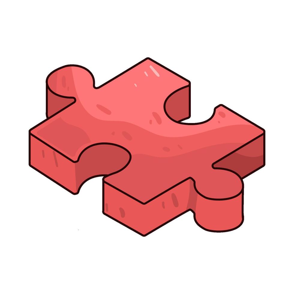 Illustration of puzzle vector