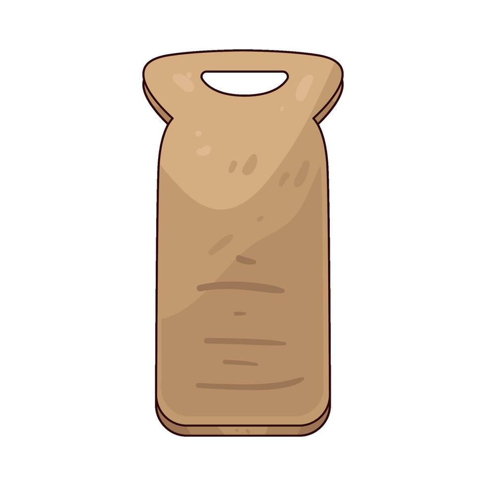 Illustration of cutting board vector