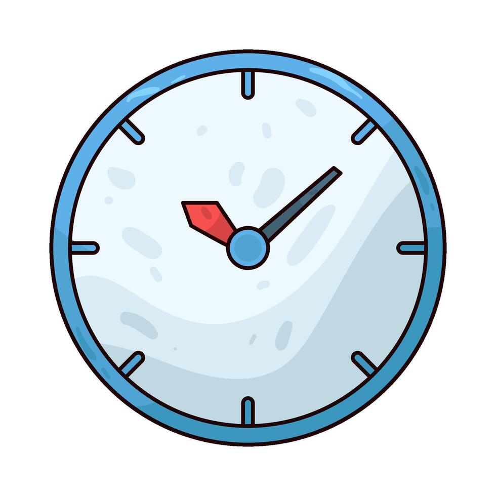Illustration of clock vector