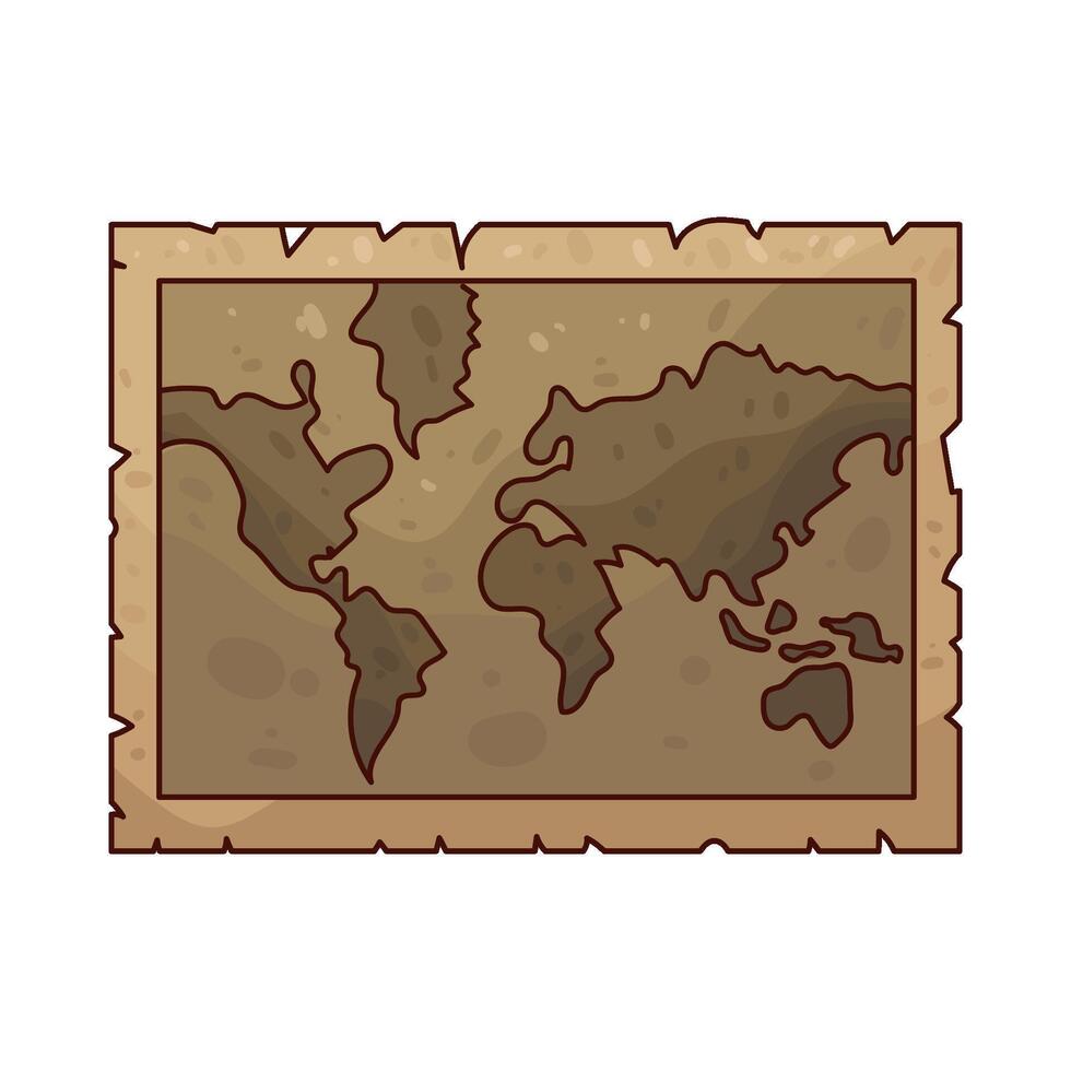 Illustration of map vector