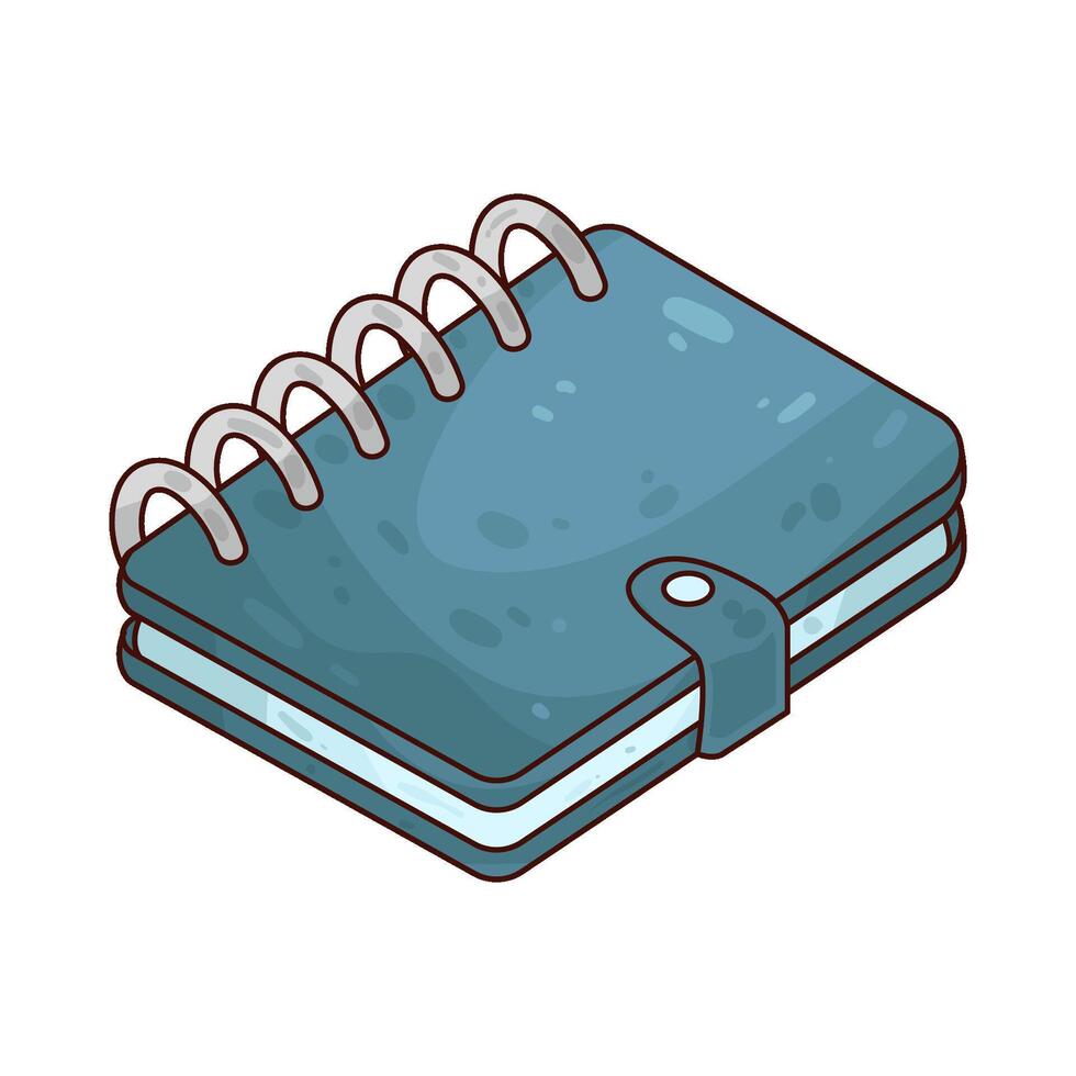 Illustration of notebook vector